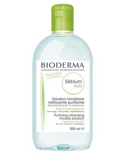  BIODERMA SEBIUM H2O Antybakteryjny płyn micelarny do oczyszczania twarzy, 500 ml  - Apteka internetowa Melissa  