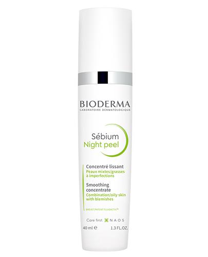 Bioderma Sebium night peel, 40 ml, cena, opinie, właściwości