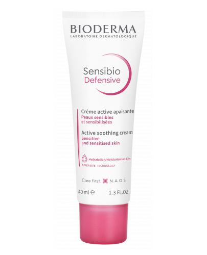 Bioderma Sensibio Defensive krem na dzień do skóry wrażliwej, 40 ml, cena, opinie, wskazania - Apteka internetowa Melissa