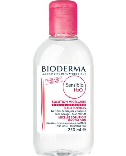 
                                                                          BIODERMA SENSIBIO H2O Płyn micelarny do oczyszczania twarzy i zmywania makijażu - 250 ml  - Drogeria Melissa                                              