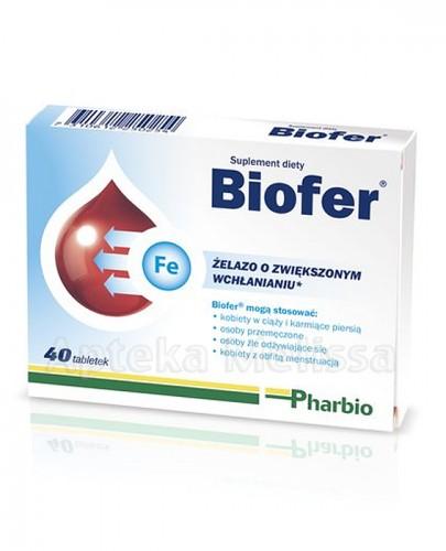 BIOFER - 40 tabl. - Apteka internetowa Melissa