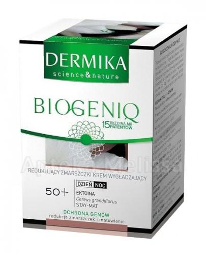 DERMIKA BIOGENIQ 50+ Redukujący zmarszczki krem wygładzający - 50 ml - Apteka internetowa Melissa