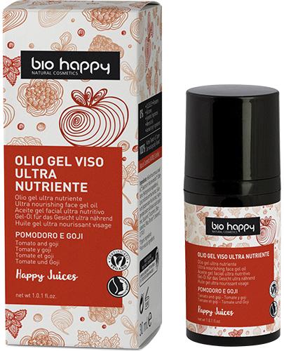  BioHappy Ultraodżywczy olejek w żelu do twarzy Pomidor & Jagody Goji - 30 ml - cena, opinie, stosowanie - Apteka internetowa Melissa  
