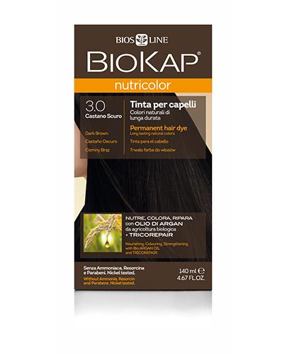  BioKap Nutricolor Farba do włosów 3.0 Ciemny Brąz - 140 ml - cena, opinie, właściwości  - Apteka internetowa Melissa  