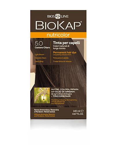  BioKap Nutricolor Farba do włosów 5.0 Jasny Brąz - 140 ml - cena, opinie, właściwości  - Apteka internetowa Melissa  