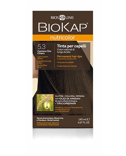 BioKap Nutricolor Farba do włosów 5.3 Jasny Złoty Brąz - 140 ml - cena, opinie, właściwości 