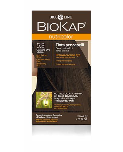  BioKap Nutricolor Farba do włosów 5.3 Jasny Złoty Brąz - 140 ml - cena, opinie, właściwości  - Apteka internetowa Melissa  