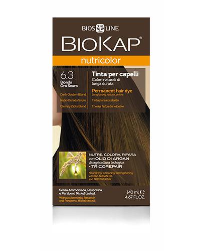 BioKap Nutricolor Farba do włosów 6.3 Ciemny Złoty Blond - 140 ml - cena, opinie, właściwości