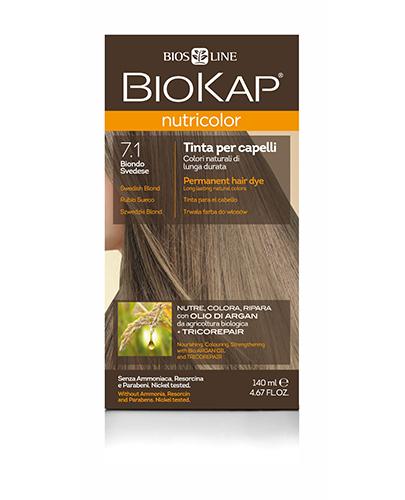 BioKap Nutricolor Farba do włosów 7.1 Szwedzki Blond - 140 ml - cena, opinie, właściwości - Apteka internetowa Melissa  
