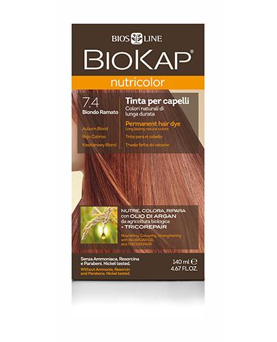  BioKap Nutricolor Farba do włosów 7.4 Kasztanowy Blond - 140 ml - cena, opinie, właściwości - Apteka internetowa Melissa  