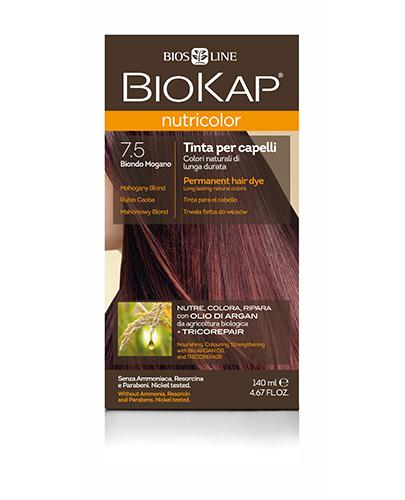 BioKap Nutricolor Farba do włosów 7.5 Mahoniowy Blond - 140 ml - cena, opinie, właściwości - Apteka internetowa Melissa  