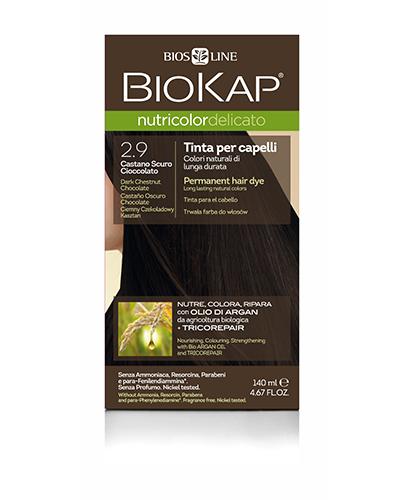  BioKap Nutricolor Delicato Farba do włosów 2.9 Ciemny Czekoladowy Kasztan - 140 ml - Apteka internetowa Melissa  