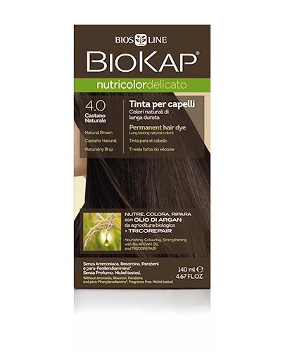  BioKap Nutricolor Delicato Farba do włosów 4.0 Naturalny Brąz - 140 ml - cena, opinie, właściwości - Apteka internetowa Melissa  