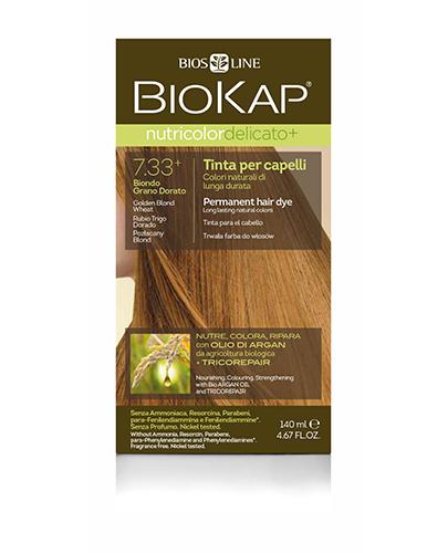  BioKap Nutricolor Delicato + Farba do włosów 7.33+ Pozłacany Blond - 140 ml - Apteka internetowa Melissa  