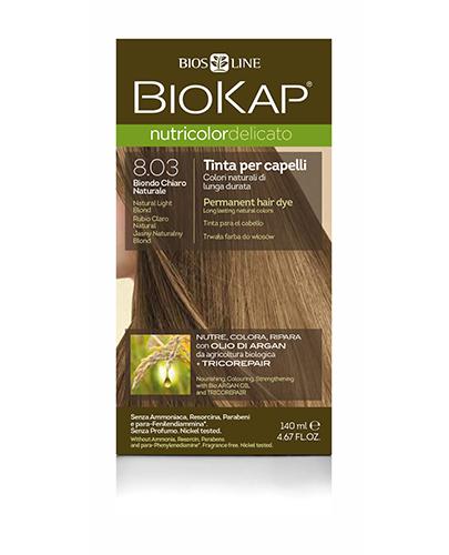  BioKap Nutricolor Delicato Farba do włosów 8.03 Jasny Naturalny Blond, 140 ml - Apteka internetowa Melissa  
