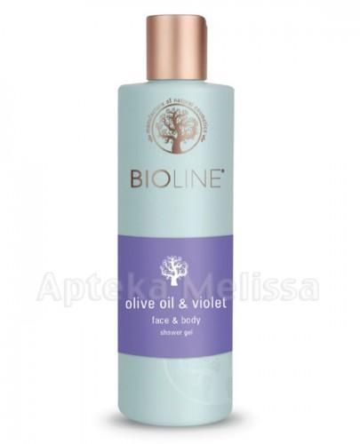 BIOLINE Żel pod prysznic olive oil & violet - 250 ml - Apteka internetowa Melissa