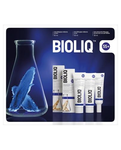 BIOLIQ 55+ Krem na dzień - 50 ml + Krem na noc - 50 ml + Krem do ocz i ust - 30 ml ZESTAW - Apteka internetowa Melissa