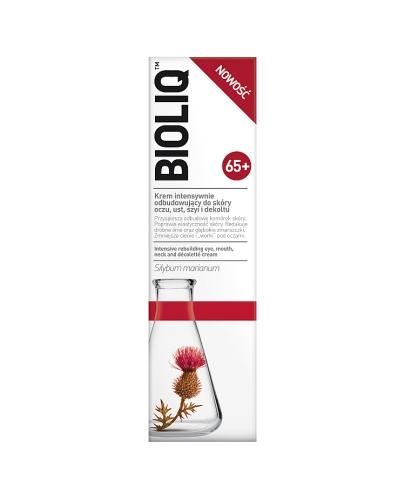 Bioliq 65+ Krem intensywnie odbudowujący do skóry oczu, ust, szyi i dekoltu - 30 ml - cena, opinie, właściwości - Drogeria Melissa