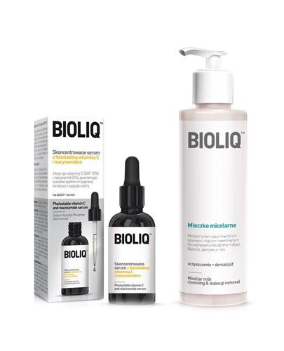 Bioliq Pro Zestaw Mleczko micelarne, 135 ml + Skoncentrowane Serum z fotostabilną witaminą C i niacynamidem, 20 ml - Apteka internetowa Melissa