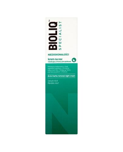 BIOLIQ SPECIALIST NIEDOSKONAŁOŚCI Krem na noc redukujący zmiany potrądzikowe - 30 ml - Drogeria Melissa