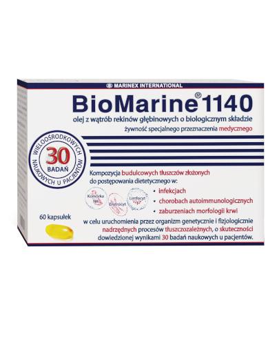  BIOMARINE 1140 - 60 kaps. - układ odpornościowy i limfatyczny - cena, ulotka, dawkowanie - Apteka internetowa Melissa  