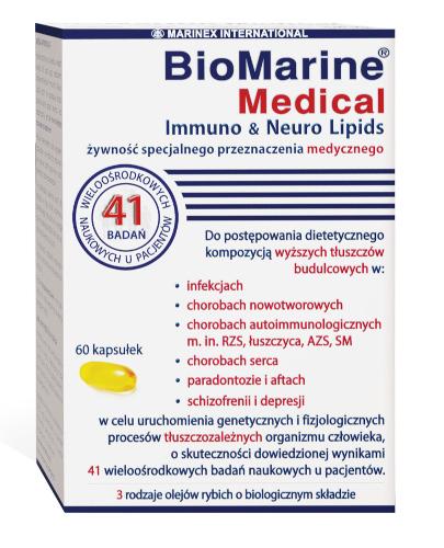  BioMarine Medical Immuno & Neuro Lipids, 60 kapsułek - Apteka internetowa Melissa  