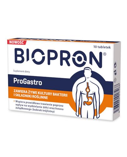 Biopron Progastro - 10 tabl.- Prawidłowe trawienie - cena, opinie, właściwości  - Apteka internetowa Melissa  