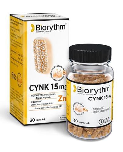  Biorythm Cynk 15 mg, 30 kapsułek - Apteka internetowa Melissa  