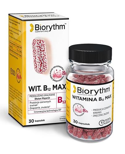  Biorythm Witamina B12 Max, 30 kapsułek - Apteka internetowa Melissa  
