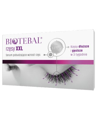  BIOTEBAL RZĘSY XXL Serum - 3 ml - zagęszcza i wydłuża rzęsy - cena, opinie, stosowanie - Apteka internetowa Melissa  