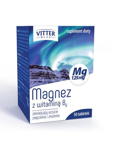  VITTER BLUE Magnez + witamina B6, 50 tabletek - Apteka internetowa Melissa  