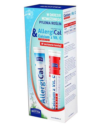  BIOTTER Zestaw Allergical + Calcium z Vit. C Forte - 20 tabl. mus + 20 tabl. mus. Łagodzi objawy alergii. - Apteka internetowa Melissa  