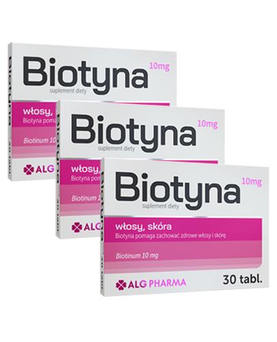  Biotyna 10 mg, 3 x 30 tabletek - Apteka internetowa Melissa  