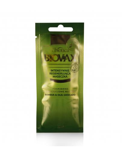  Biovax Bambus & Olej Avocado Maska intensywnie regenerująca, 20 ml - Apteka internetowa Melissa  