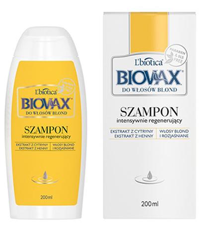 BIOVAX DO WŁOSÓW BLOND Intensywnie regenerujący szampon - 200 ml - Drogeria Melissa