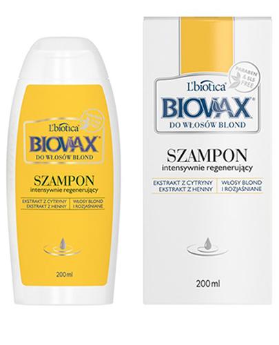 
                                                                          BIOVAX DO WŁOSÓW BLOND Intensywnie regenerujący szampon - 200 ml - Drogeria Melissa                                              
