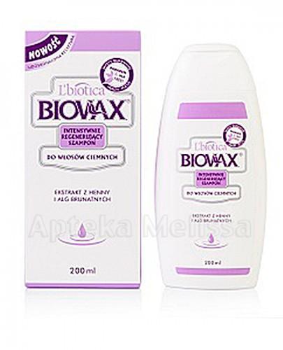  BIOVAX DO WŁOSÓW CIEMNYCH Intensywnie regenerujący szampon - 200 ml  - Apteka internetowa Melissa  