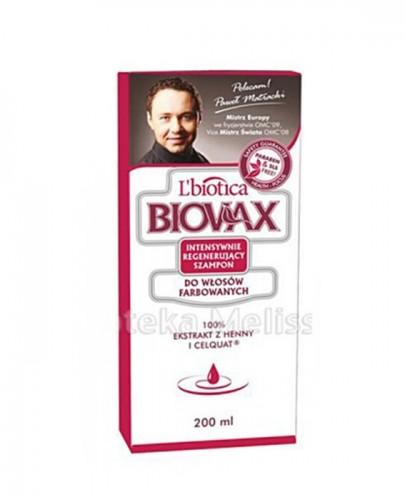 BIOVAX DO WŁOSÓW FARBOWANYCH Intensywnie regenerujący szampon - 200 ml - Apteka internetowa Melissa