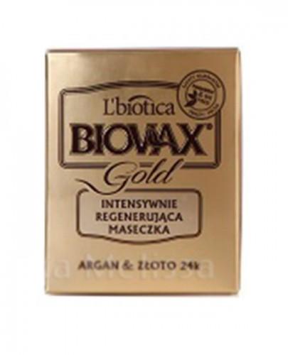 BIOVAX GLAMOUR GOLD Intensywnie regenerująca maseczka do włosów - 125 ml - Apteka internetowa Melissa