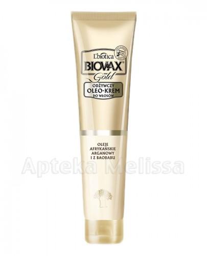  BIOVAX GOLD Odżywczy oleokrem do włosów z olejami afrykańskim arganowym i z baobabu - 125 ml - Apteka internetowa Melissa  