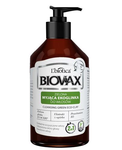  BIOVAX MYJĄCA EKOGLINKA Zielona glinka do włosów - 200 ml - cena, opinie, właściwości  - Apteka internetowa Melissa  
