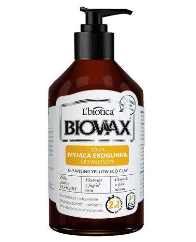  BIOVAX MYJĄCA EKOGLINKA Żółta glinka do włosów, 200 ml  - Apteka internetowa Melissa  