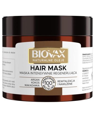 BIOVAX NATURALNE OLEJE Intensywnie regenerująca maseczka - 250 ml