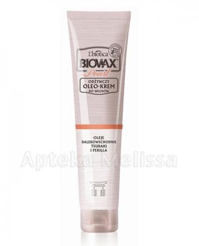  BIOVAX PEARL Odżywczy oleokrem do włosów z olejami dalekowschodnie tsubaki i perilla - 125 ml - Apteka internetowa Melissa  
