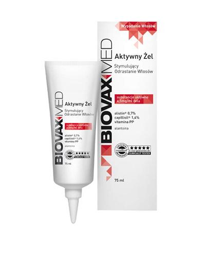 BIOVAXMED Aktywny żel stymulujący odrastanie włosów - 75 ml - Drogeria Melissa
