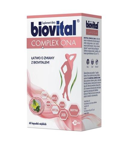  Biovital Complex ONA, 60 kaps., cena, opinie, składniki  - Apteka internetowa Melissa  