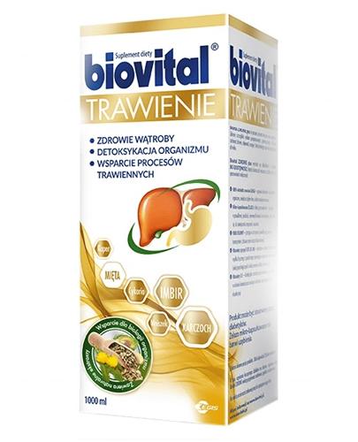  BIOVITAL Trawienie - 1000 ml - wspomaga układ pokarmowy - cena, stosowanie, opinie  - Apteka internetowa Melissa  