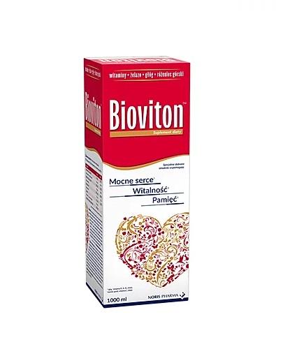 Bioviton płyn doustny - 1000 ml - Siła i witalność - cena, opinie, właściwości - Apteka internetowa Melissa