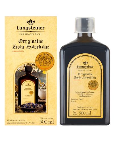 LANGSTEINER Oryginalne zioła szwedzkie - 500 ml - Apteka internetowa Melissa