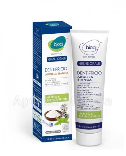 BJOBJ Miętowa pasta do zębów z białą glinką i głogiem - 75 ml - Apteka internetowa Melissa